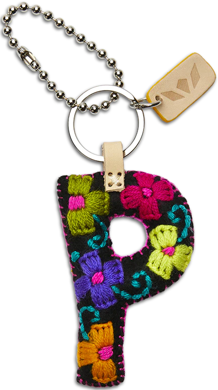 Consuela Black Felt Letter Charms - Deadwood South Boutique & Company LLC