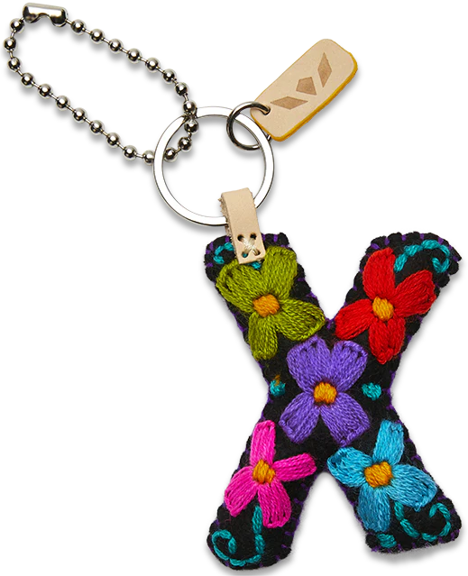 Consuela Black Felt Letter Charms - Deadwood South Boutique & Company LLC