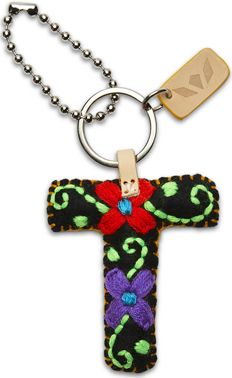 Consuela Black Felt Letter Charms - Deadwood South Boutique & Company LLC