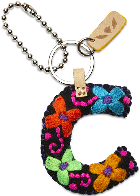 Consuela Black Felt Letter Charms - Deadwood South Boutique & Company LLC