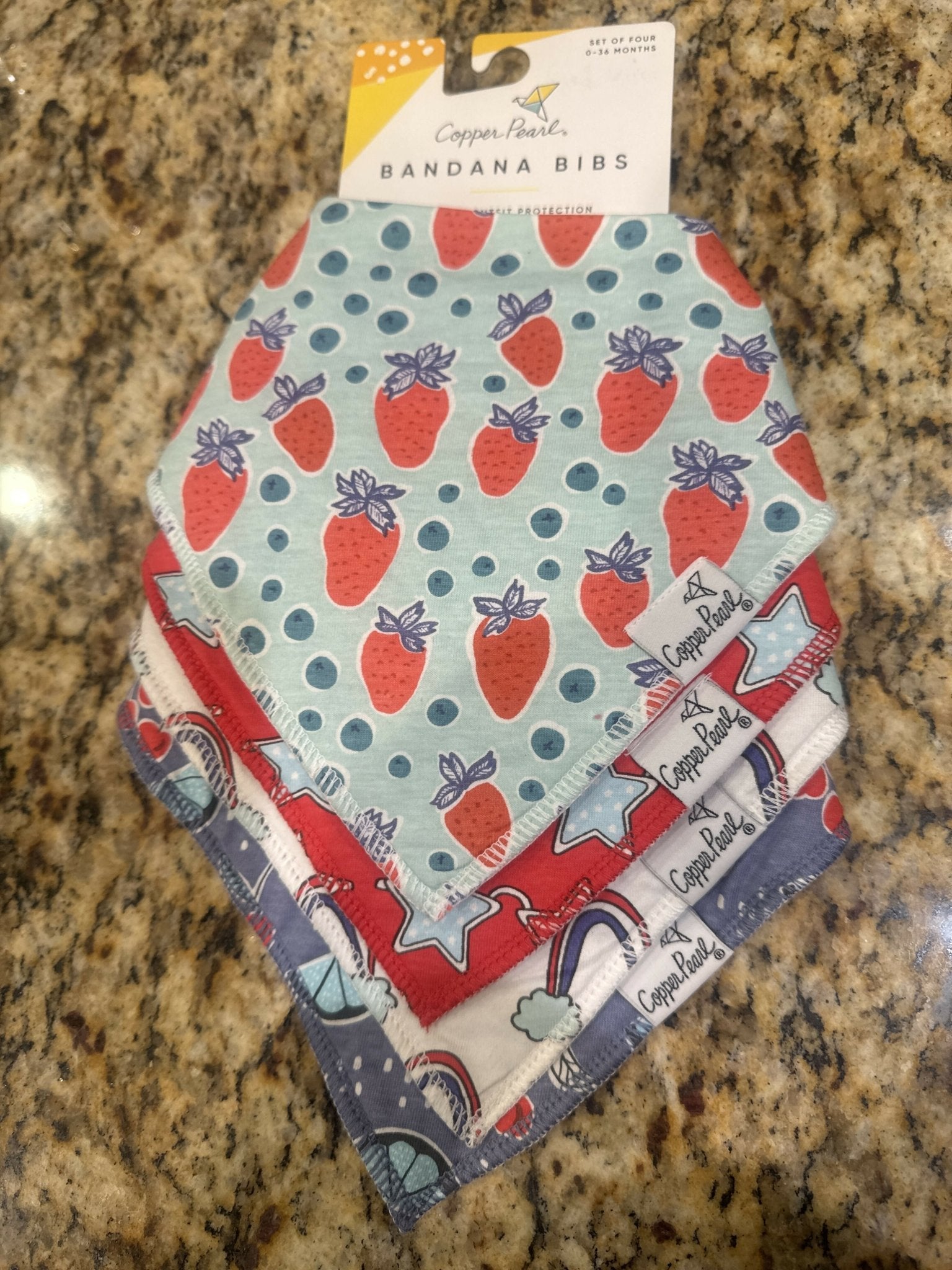 Copper Pearl Bandana Bibs 4Pack - Deadwood South Boutique & Company LLC