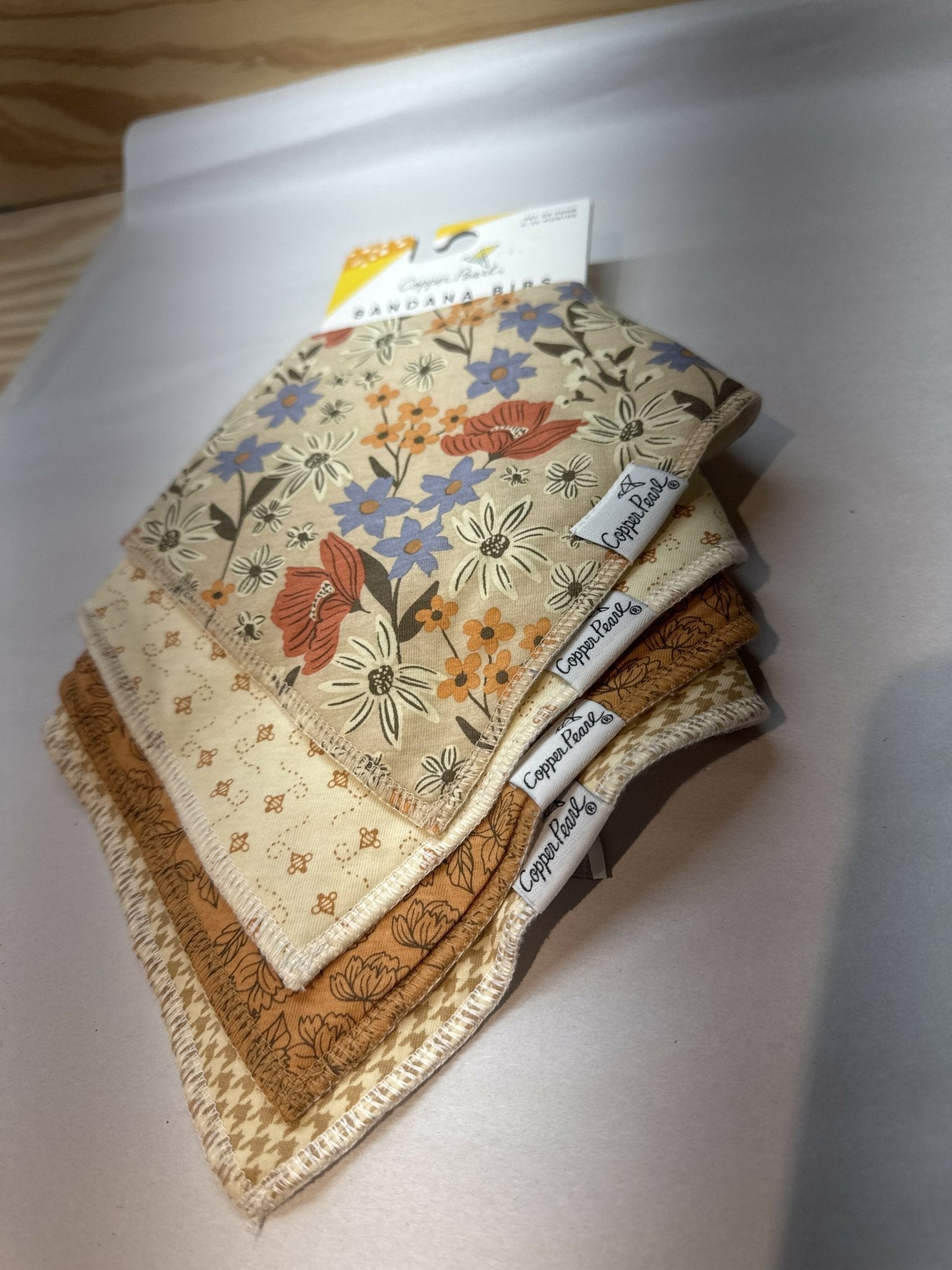 Copper Pearl Bandana Bibs 4Pack - Deadwood South Boutique & Company LLC