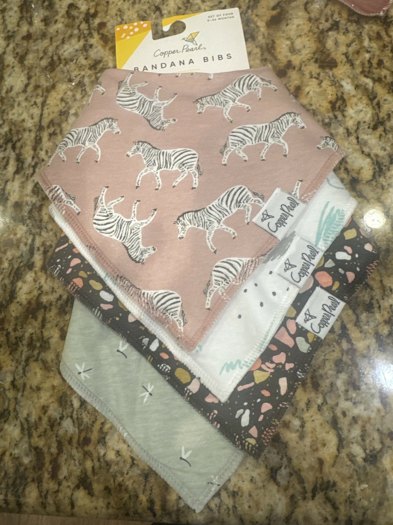 Copper Pearl Bandana Bibs 4Pack - Deadwood South Boutique & Company LLC