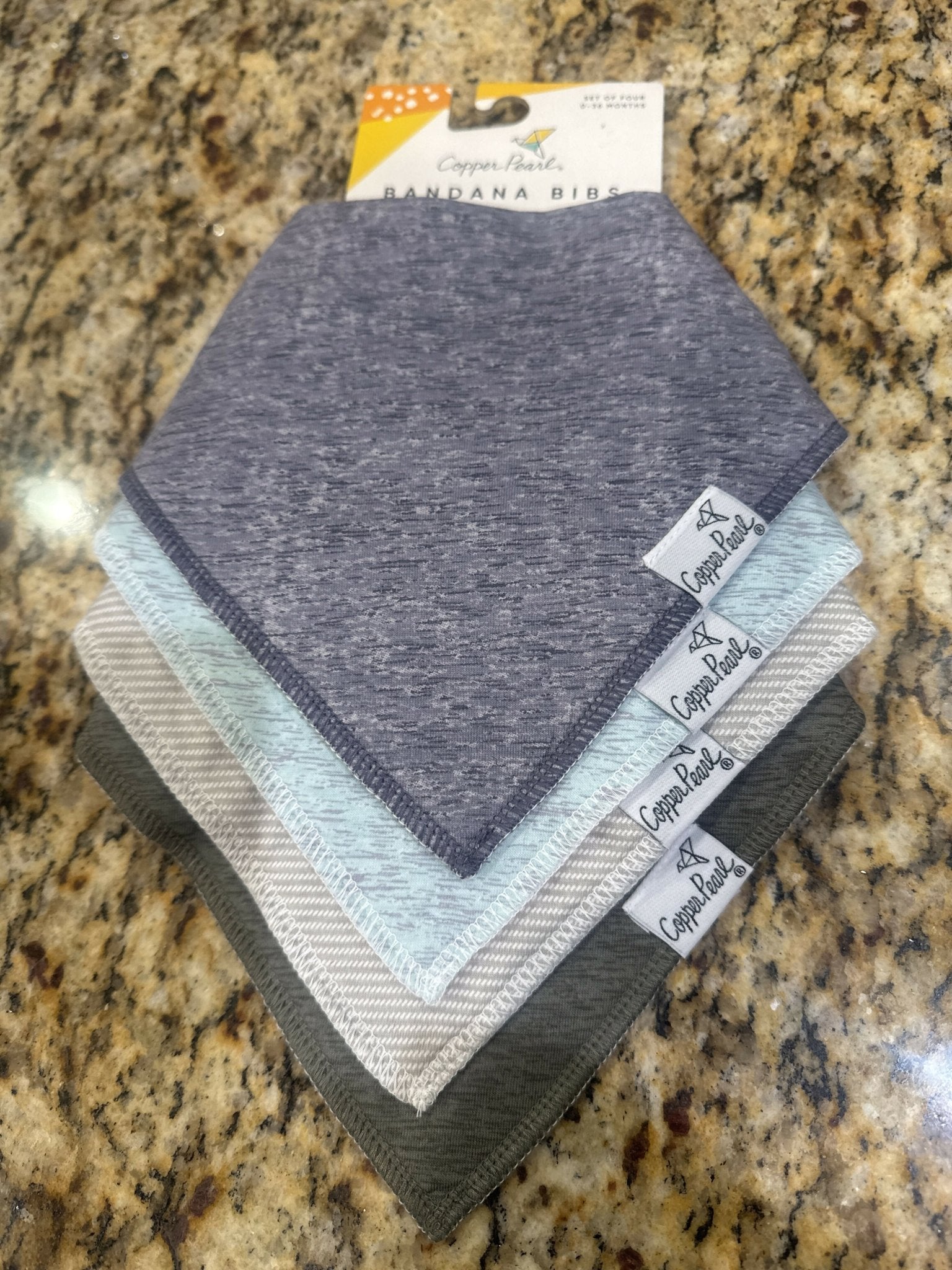 Copper Pearl Bandana Bibs 4Pack - Deadwood South Boutique & Company LLC