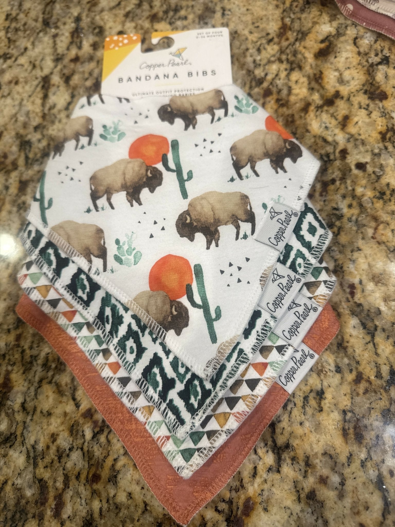 Copper Pearl Bandana Bibs 4Pack - Deadwood South Boutique & Company LLC