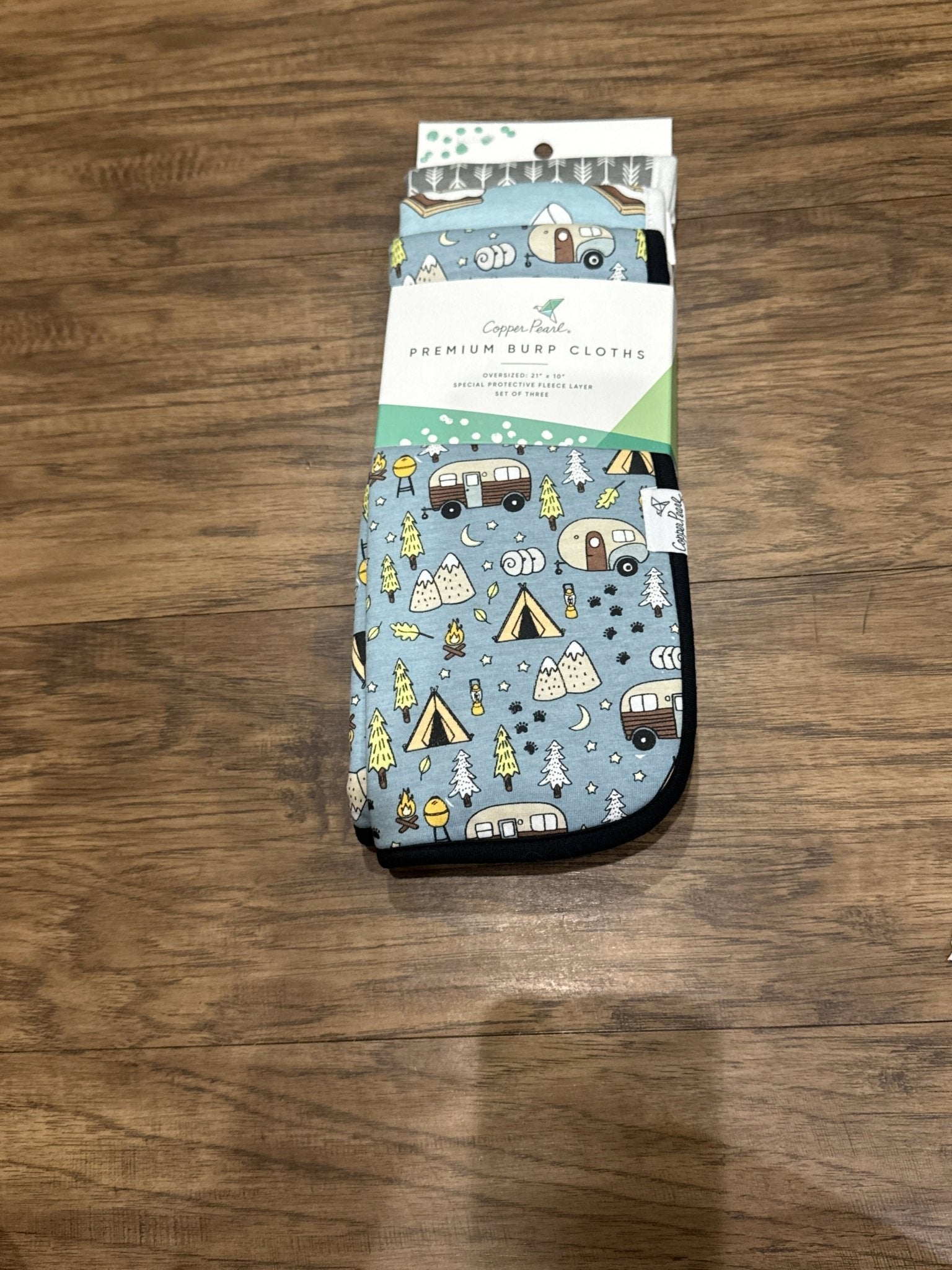 Copper Pearl Burp Cloth 3pk. - Deadwood South Boutique & Company LLC