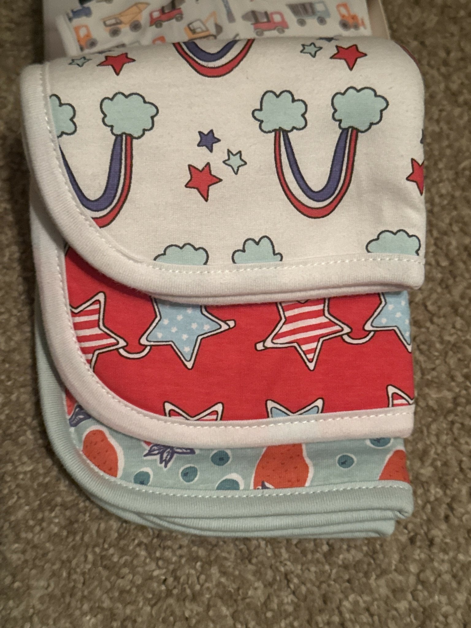 Copper Pearl Burp Cloth 3pk. - Deadwood South Boutique & Company LLC