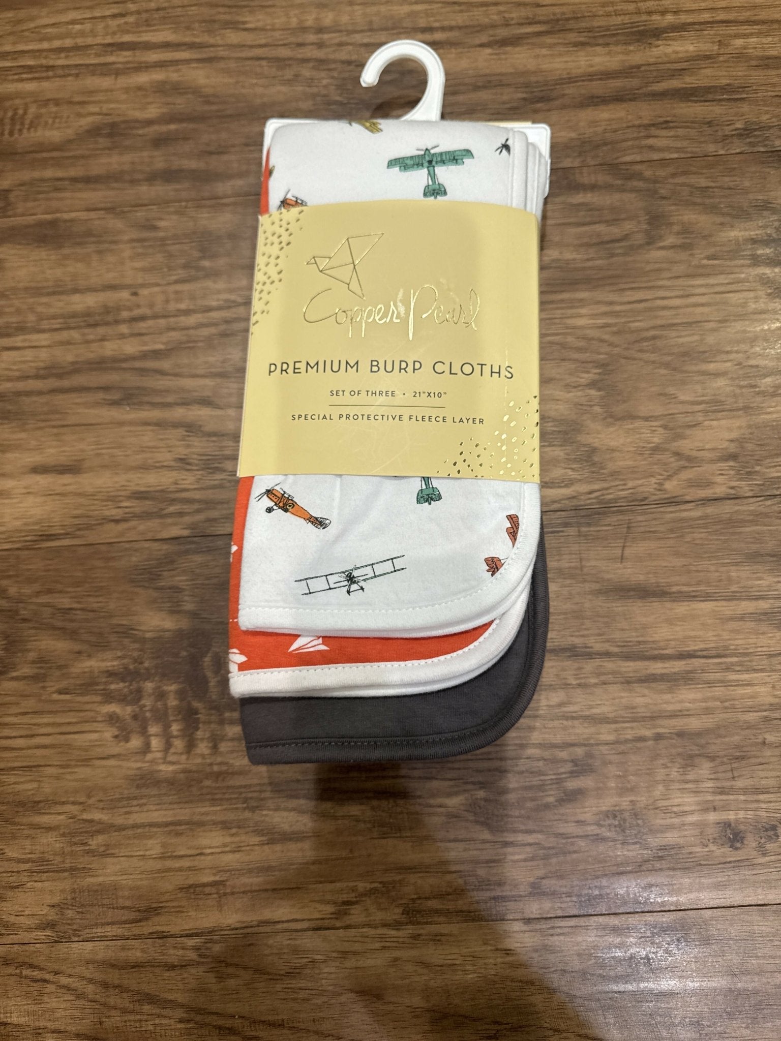 Copper Pearl Burp Cloth 3pk. - Deadwood South Boutique & Company LLC