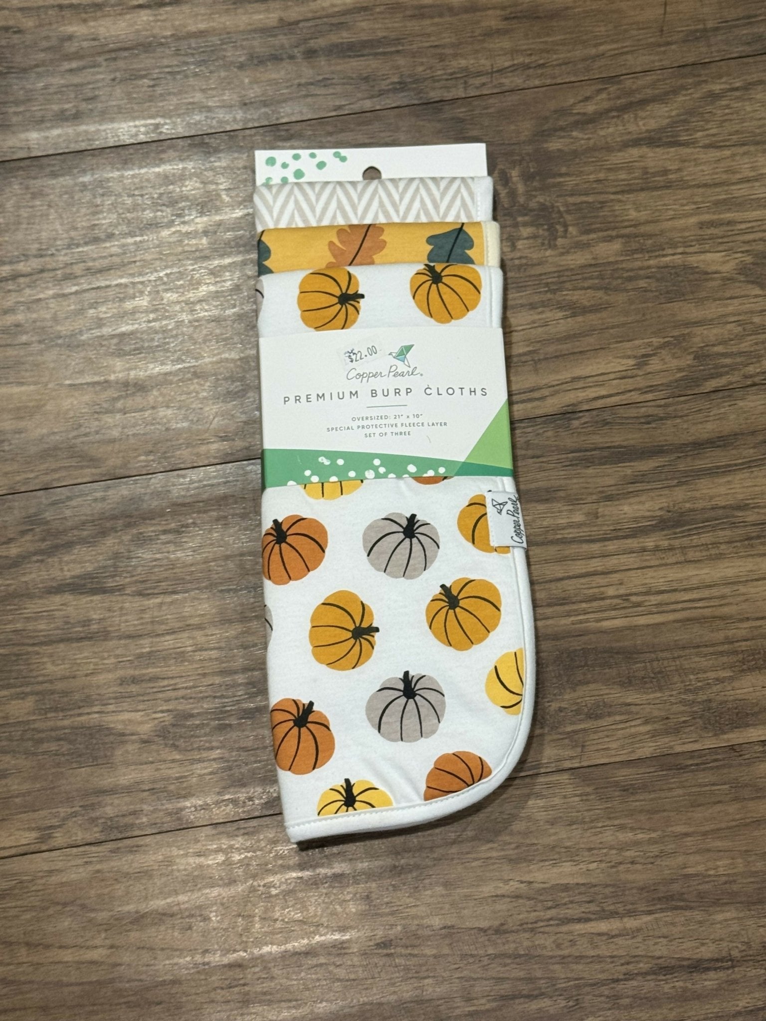 Copper Pearl Burp Cloth 3pk. - Deadwood South Boutique & Company LLC