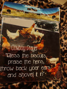 Cowboy Prayer Plaque - Deadwood South Boutique & Company LLC