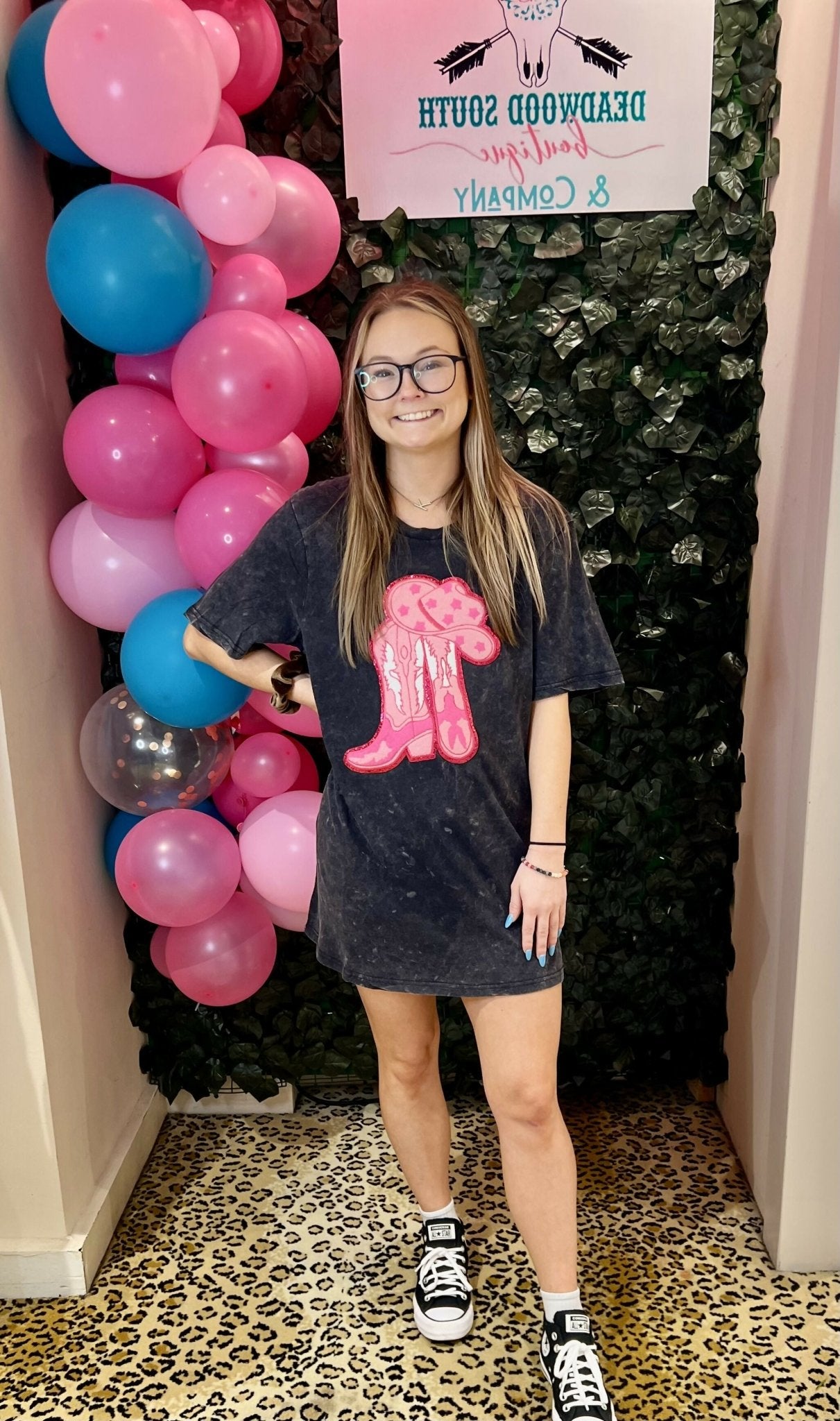 Cowgirl Way T-Shirt/Dress - Deadwood South Boutique & Company LLC