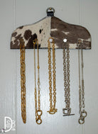 Cowhide & Leather Necklace Holder - Deadwood South Boutique & Company LLC