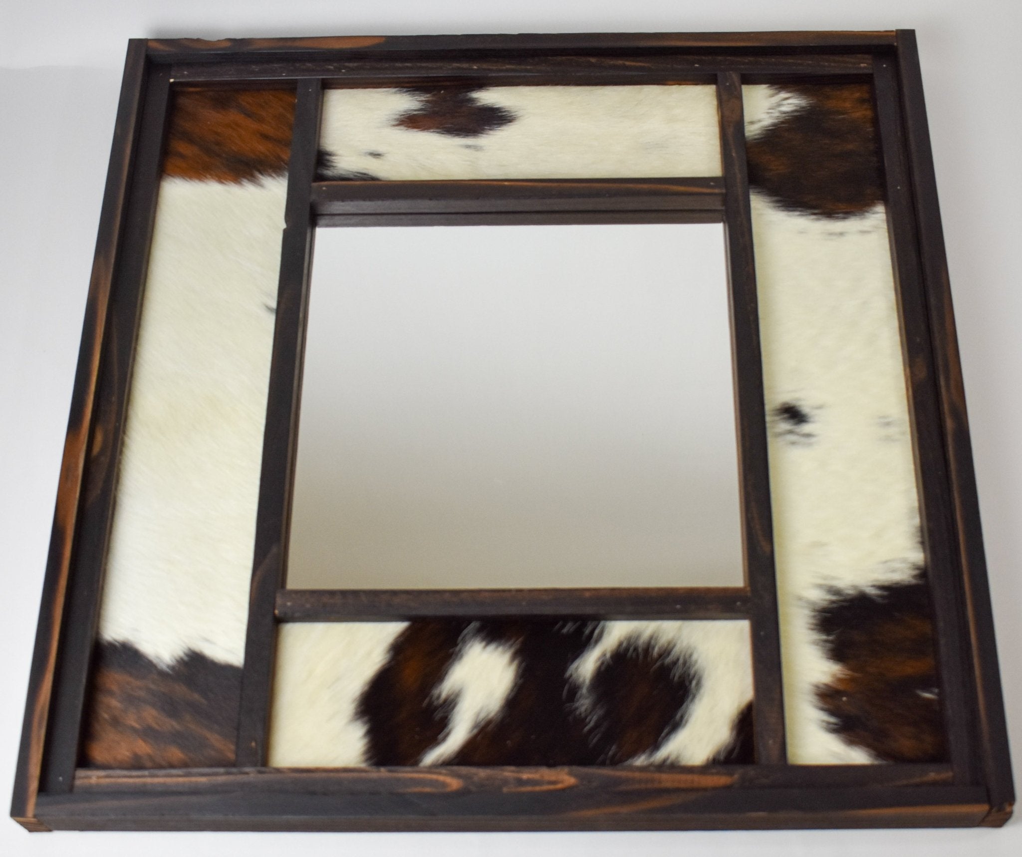 Cowhide Mirror - Deadwood South Boutique & Company LLC