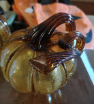 Crackle Glass Pumpkin - Deadwood South Boutique & Company LLC