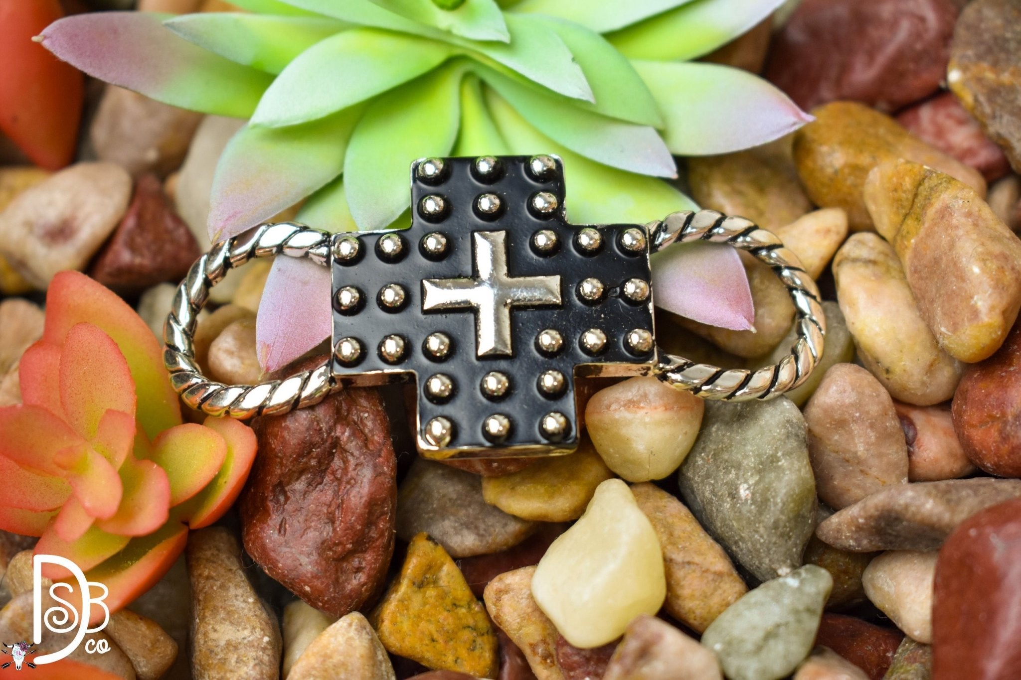 Cross Scarf Slide - Deadwood South Boutique & Company LLC