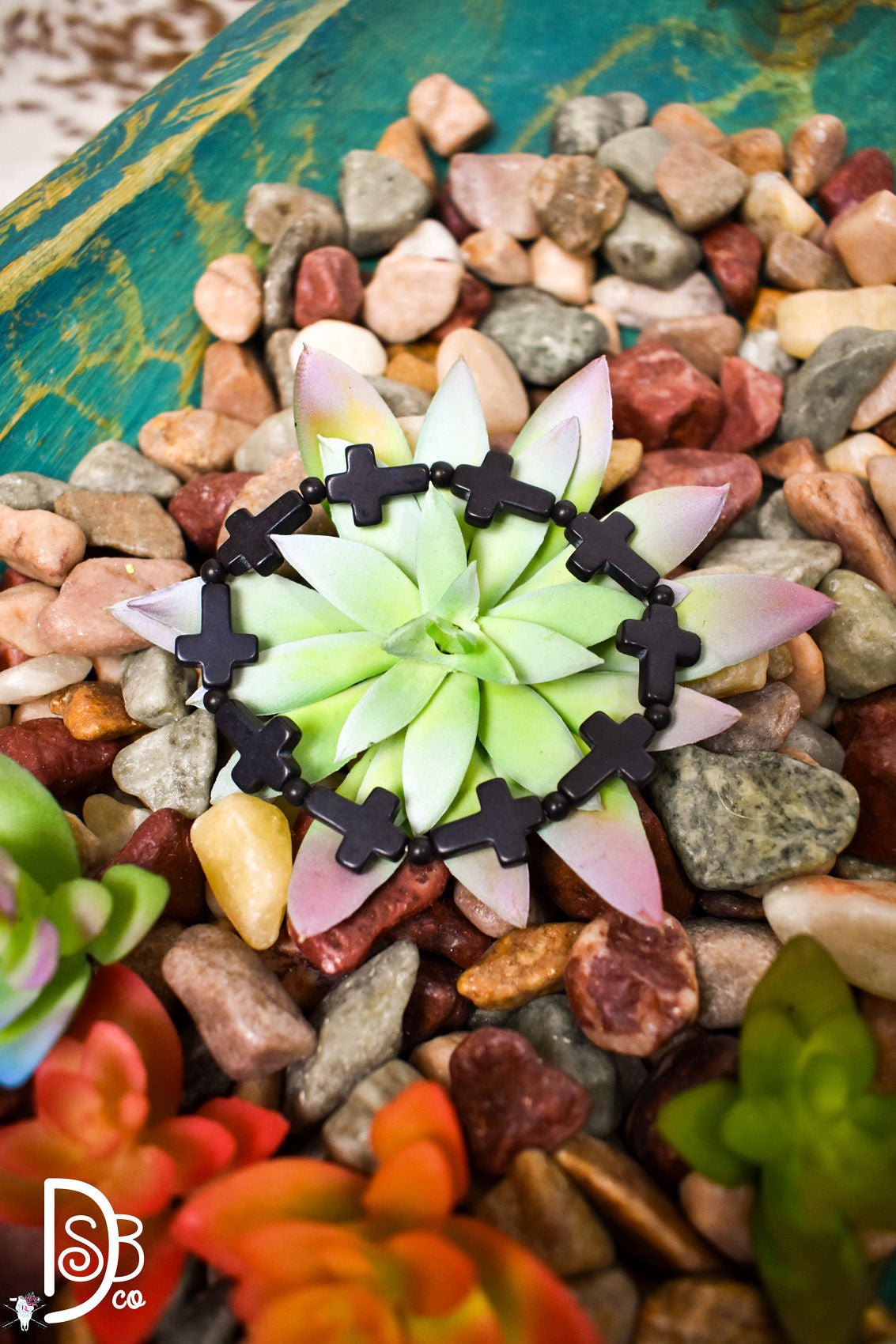 Cross Stretch Bracelet - Deadwood South Boutique & Company LLC