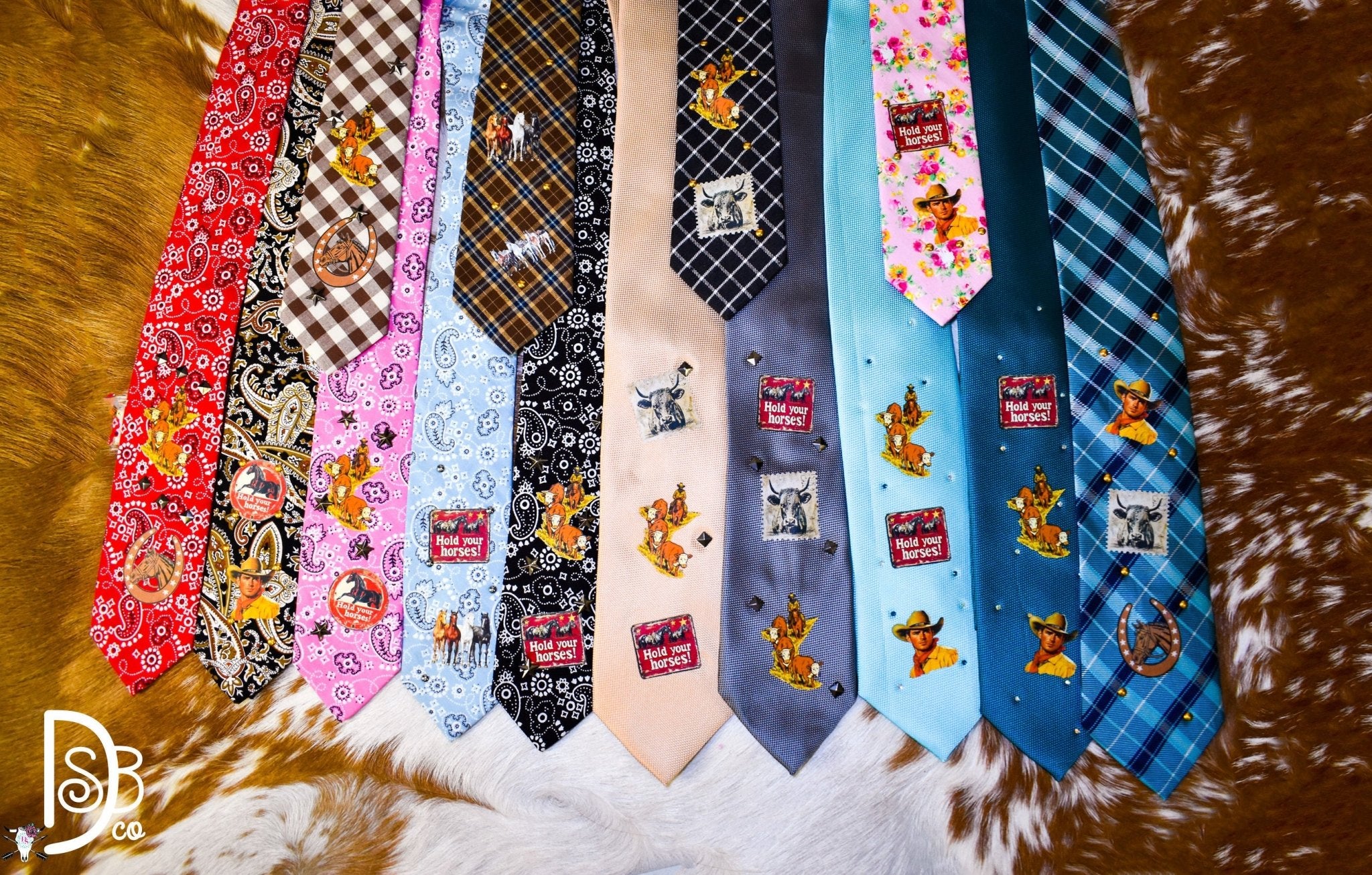 Custom Western Ties - Deadwood South Boutique & Company LLC