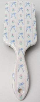 Dainty Floral & Bow Hair Brush - Deadwood South Boutique & Company LLC
