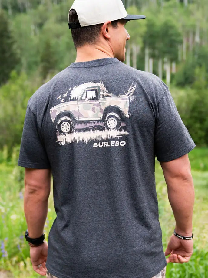 Burlebo Loaded Down Bronco Graphic Tee-Men's-Deadwood South Boutique & Company LLC-Deadwood South Boutique, Women's Fashion Boutique in Henderson, TX