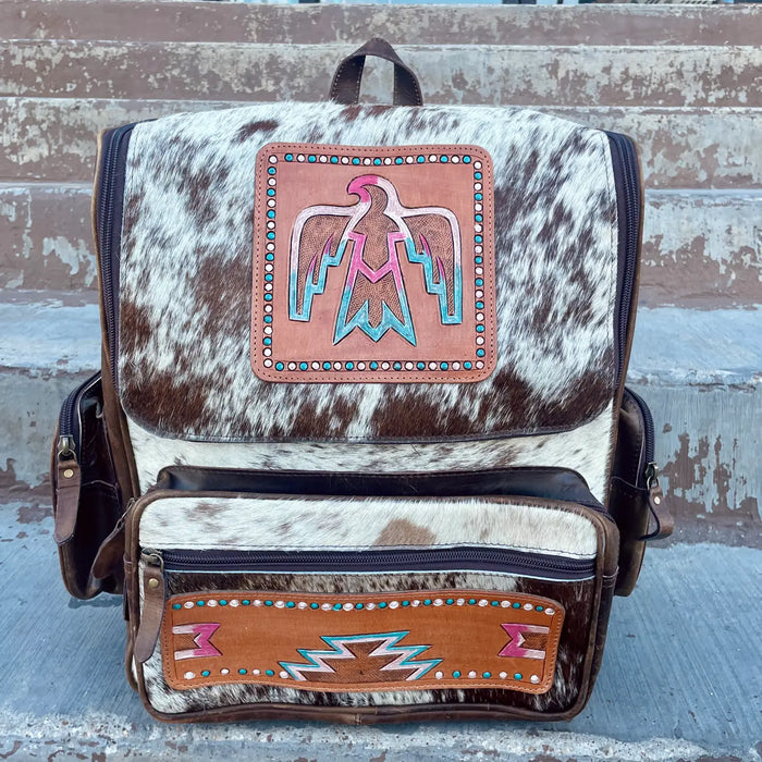 Thunderbird Rustic Leather Backpack-Bags & Purses-Deadwood South Boutique & Company-Deadwood South Boutique, Women's Fashion Boutique in Henderson, TX
