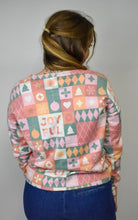 Dear Scarlett Pink Squares Christmas Sweater - Deadwood South Boutique & Company LLC