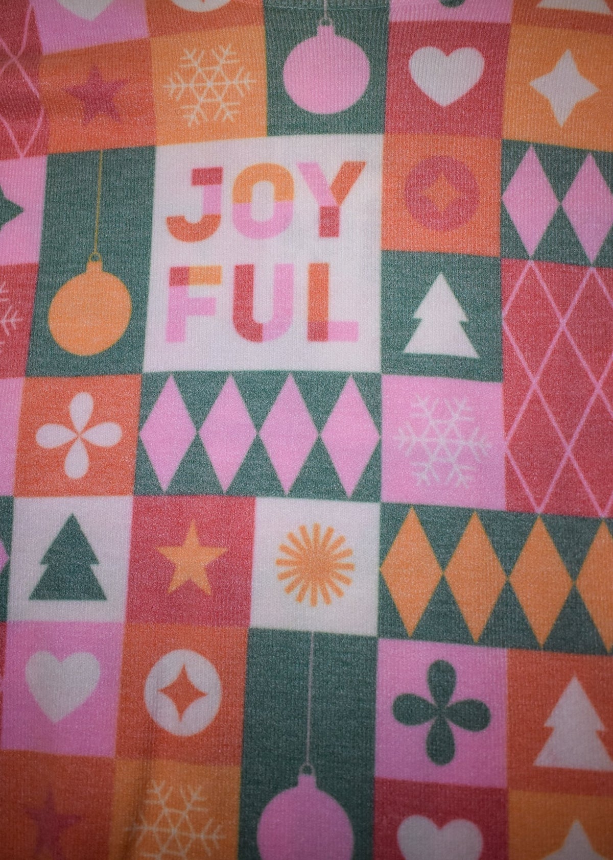 Dear Scarlett Pink Squares Christmas Sweater - Deadwood South Boutique & Company LLC