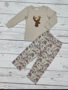 Deer Applique’ Camouflage Pants Set - Deadwood South Boutique & Company LLC