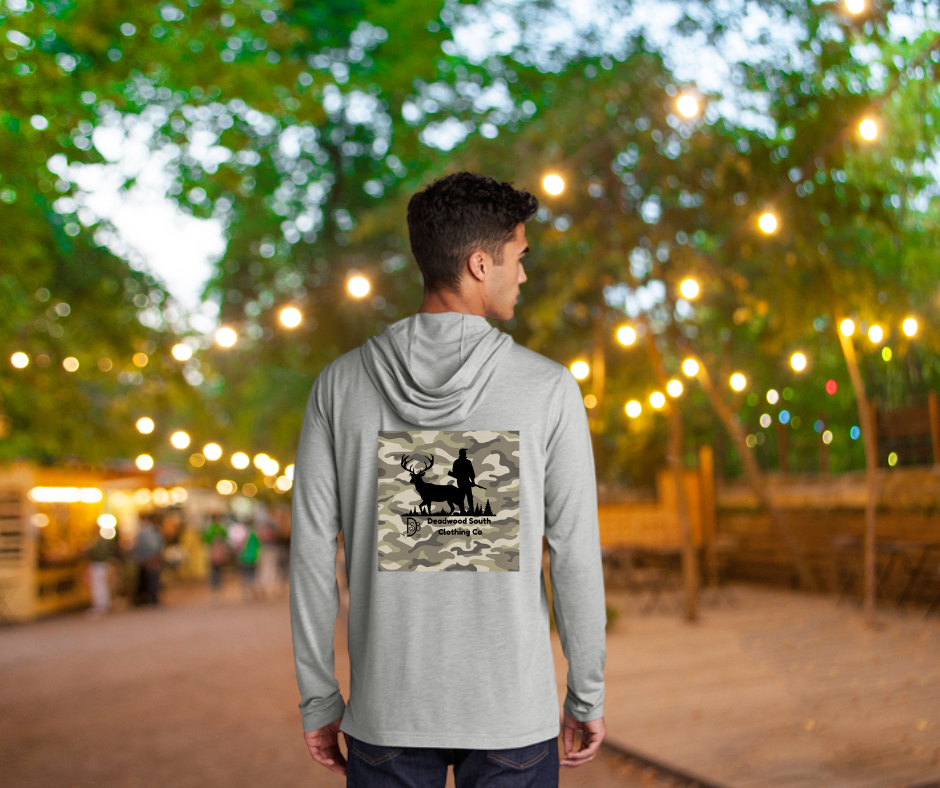 Deer Hunter Camo Hooded Shirt - Deadwood South Boutique & Company LLC