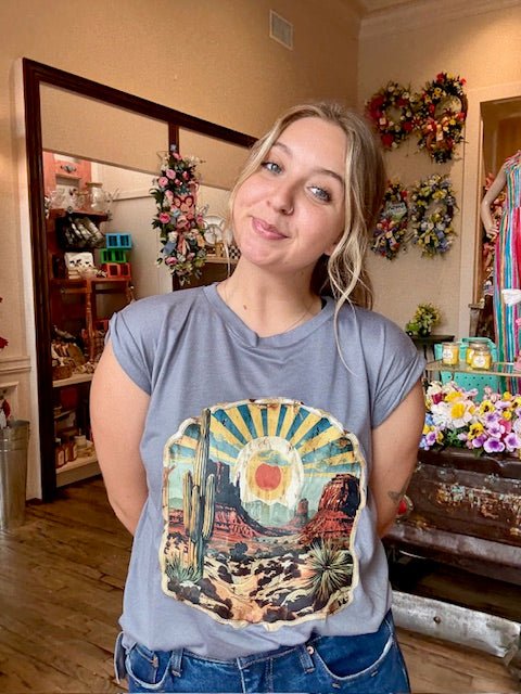 Desert Skies Graphic Tank - Deadwood South Boutique & Company LLC