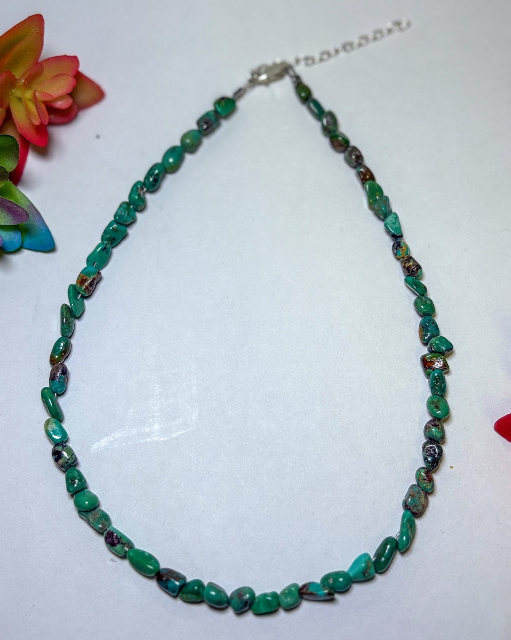 Destree Choker Green Nugget Turquoise Choker - Deadwood South Boutique & Company LLC