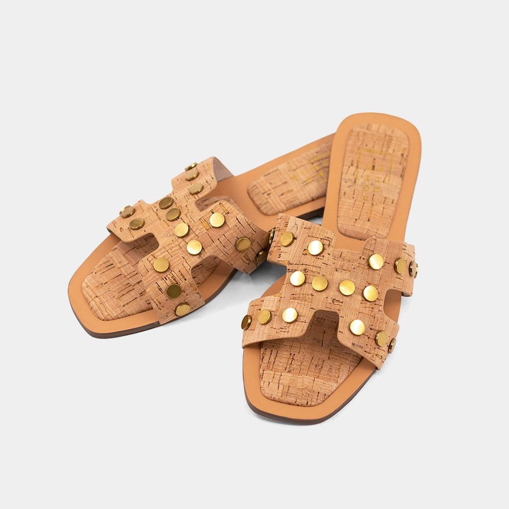 Donatella Flat Sandal - Deadwood South Boutique & Company LLC