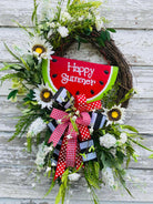 Happy summer watermelon wreath-Home decor-The Sassy Front Porch-Deadwood South Boutique, Women's Fashion Boutique in Henderson, TX