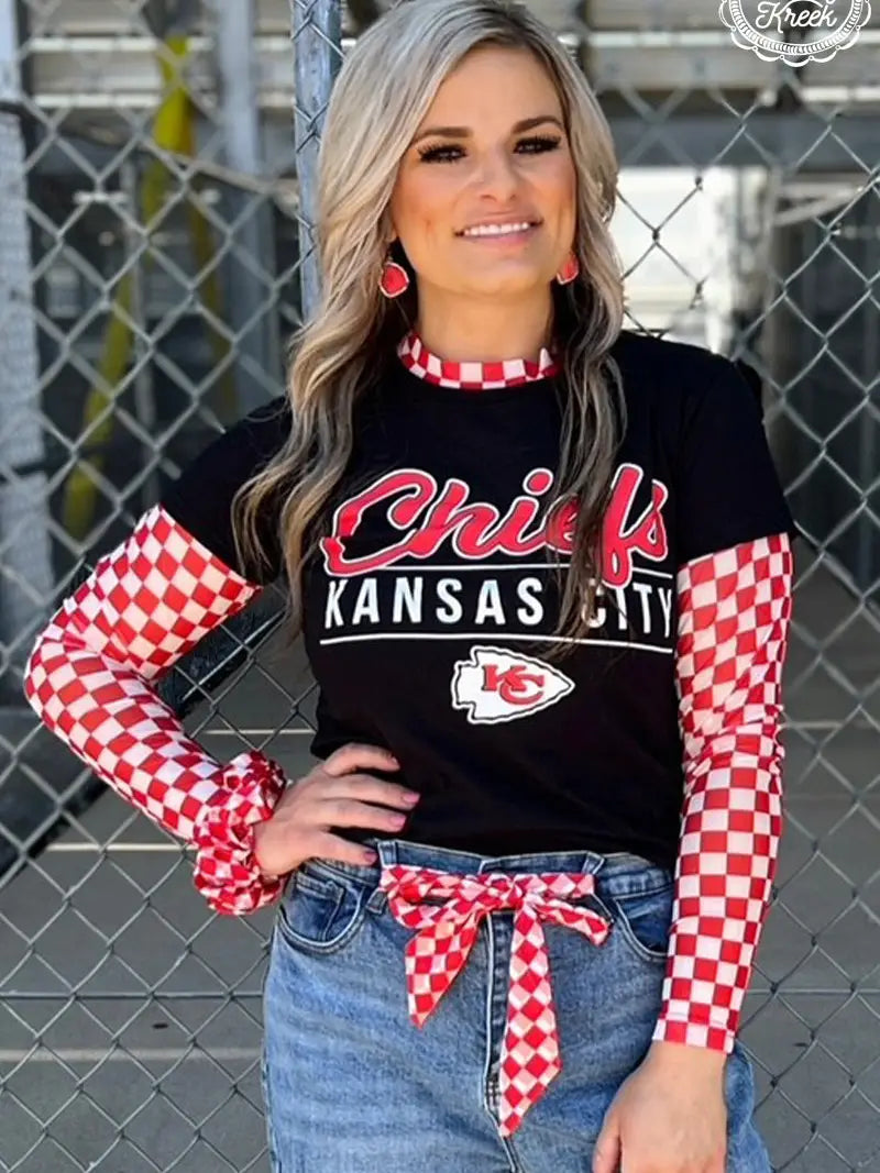 Pep Rally Mesh Top-Tops & Tees-Deadwood South Boutique & Company LLC-Deadwood South Boutique, Women's Fashion Boutique in Henderson, TX