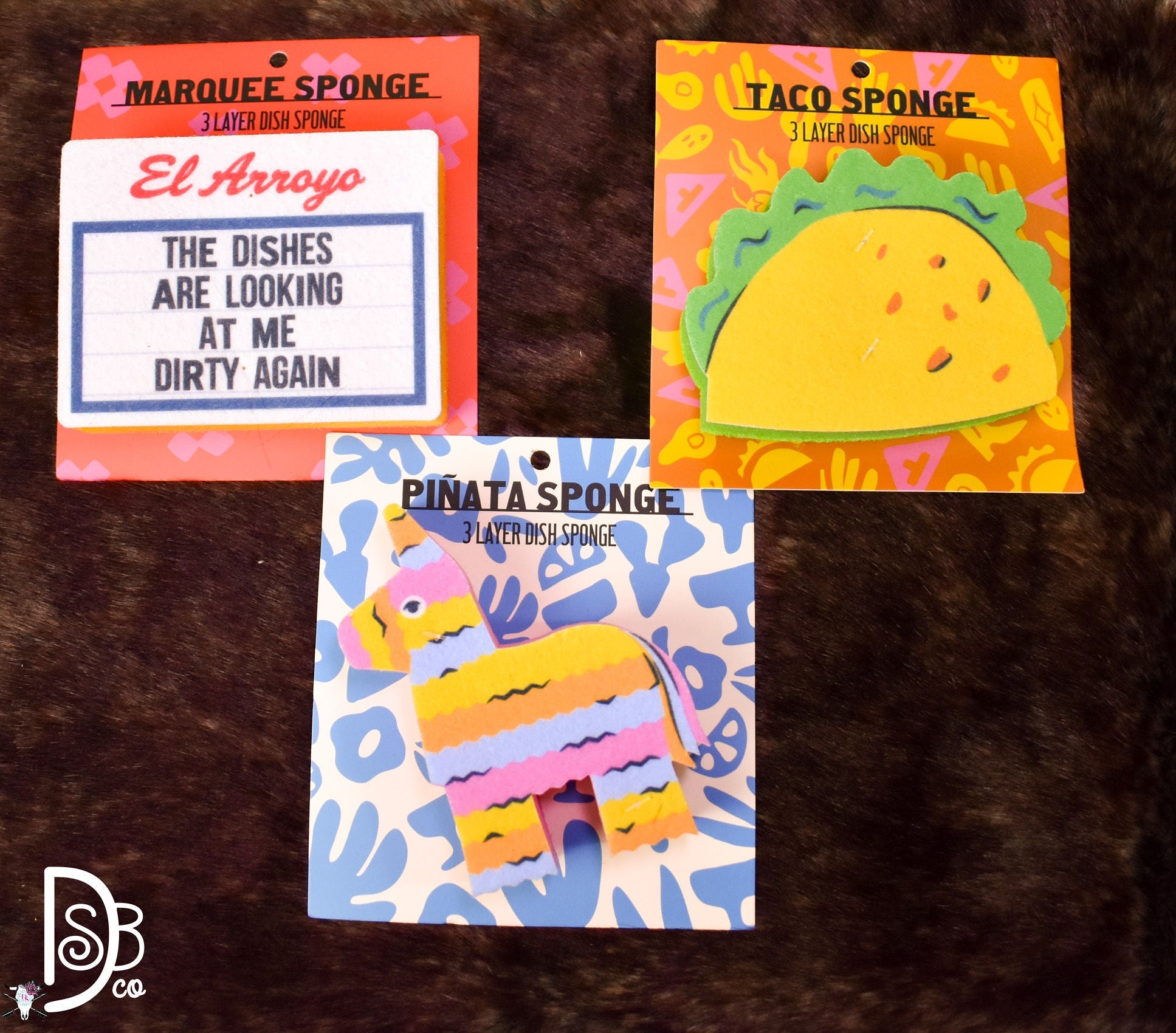 El Arroyo 3 Layer Sponges - Deadwood South Boutique & Company LLC
