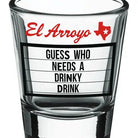 El Arroyo Shot Glasses - Deadwood South Boutique & Company LLC