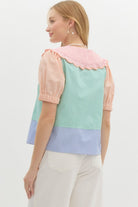 Elaine Mint Multi Top - Deadwood South Boutique & Company LLC