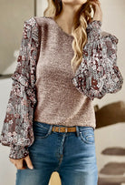 Ember Tiered Floral Sleeve Top - Deadwood South Boutique & Company LLC