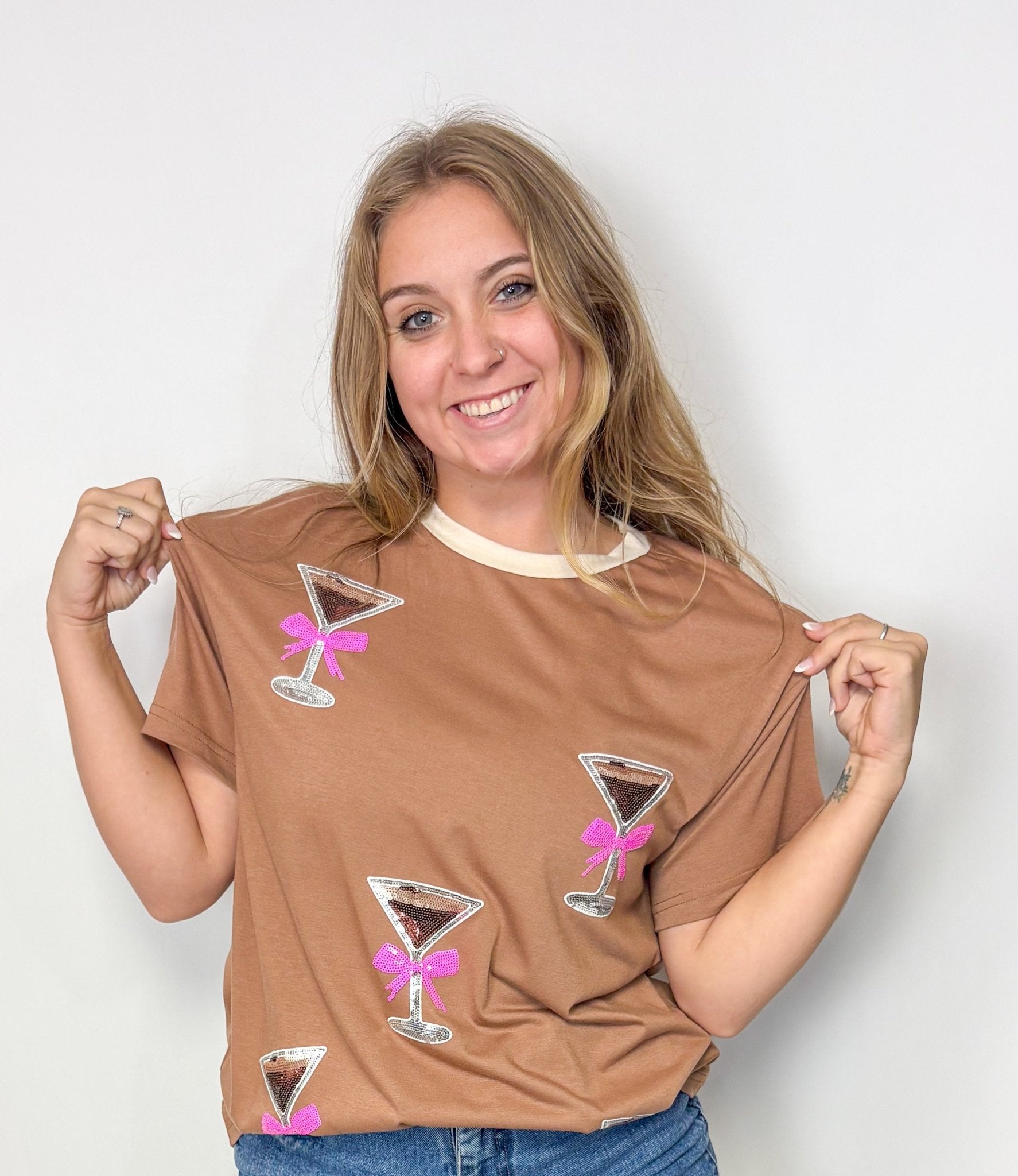 Expresso Martini Oversized Tee - Deadwood South Boutique & Company LLC