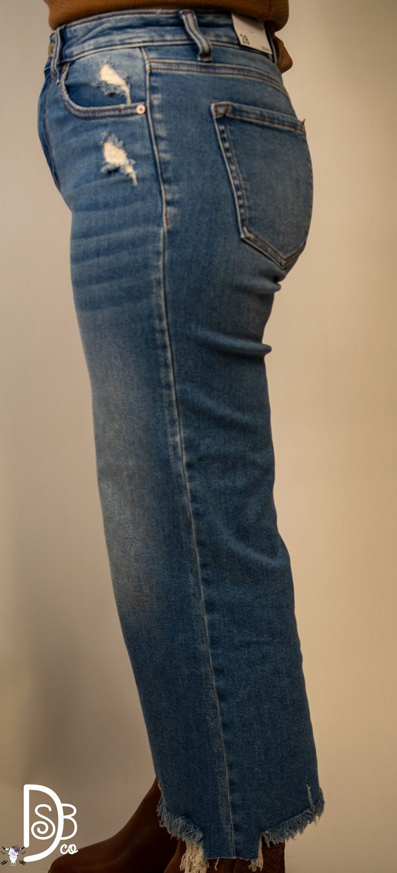 EZ Mona Cropped Jean - Deadwood South Boutique & Company LLC