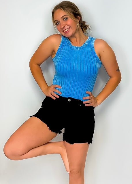 EZ Rosa Ribbed Tank - Deadwood South Boutique & Company LLC