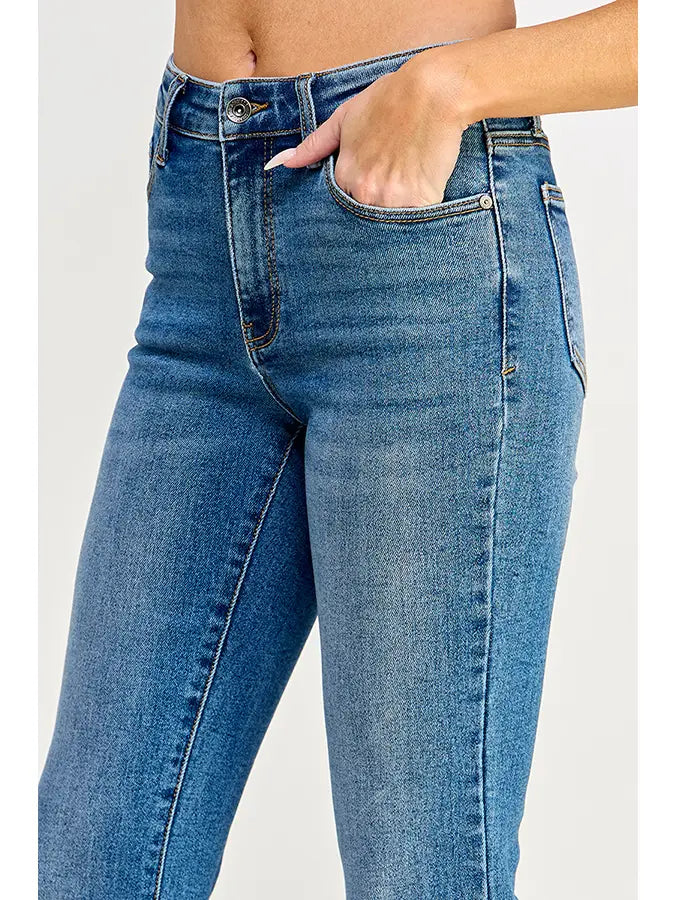 Special A Mid Rise Skinny Boot Cut-bottoms-Deadwood South Boutique & Company LLC-Deadwood South Boutique, Women's Fashion Boutique in Henderson, TX