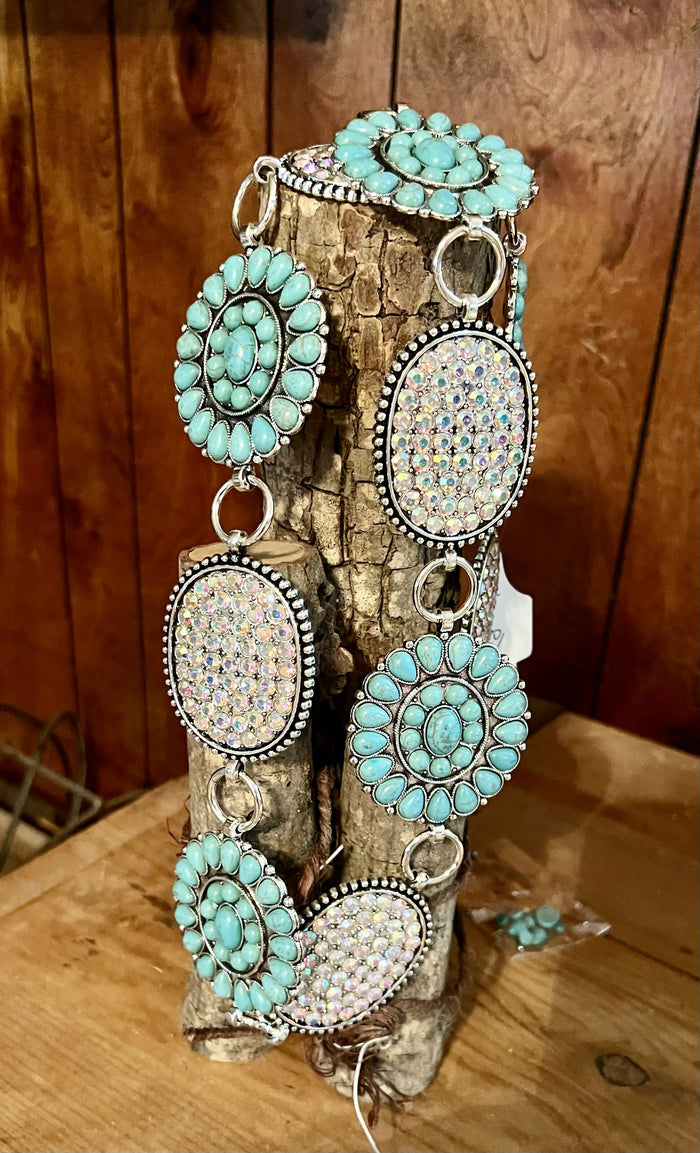 Crystal Belt-Accessories-Vintage Cowgirl-Deadwood South Boutique, Women's Fashion Boutique in Henderson, TX
