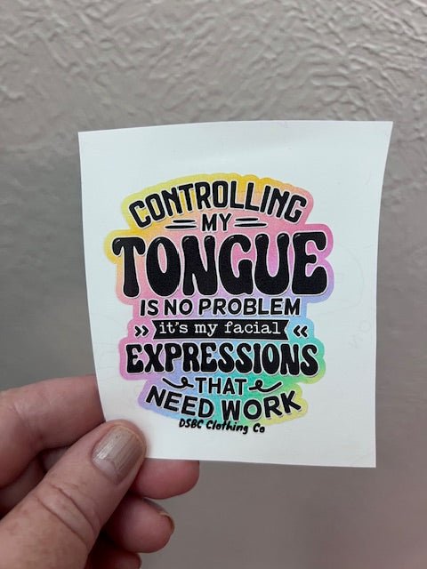 Facial Expressions Sticker - Deadwood South Boutique & Company LLC