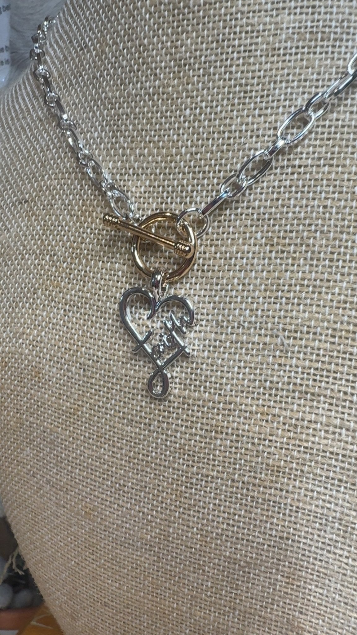 Faith of Heart Necklace - Deadwood South Boutique & Company LLC