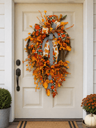 Fall leaves wreath - Deadwood South Boutique & Company LLC