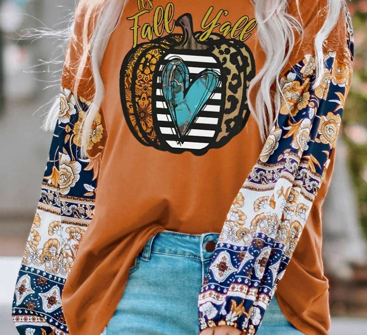 Fall Y’all Top - Deadwood South Boutique & Company LLC