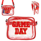 Game Day Chenille Patch Clear Bag-Bags & Purses-Deadwood South Boutique & Company-Deadwood South Boutique, Women's Fashion Boutique in Henderson, TX