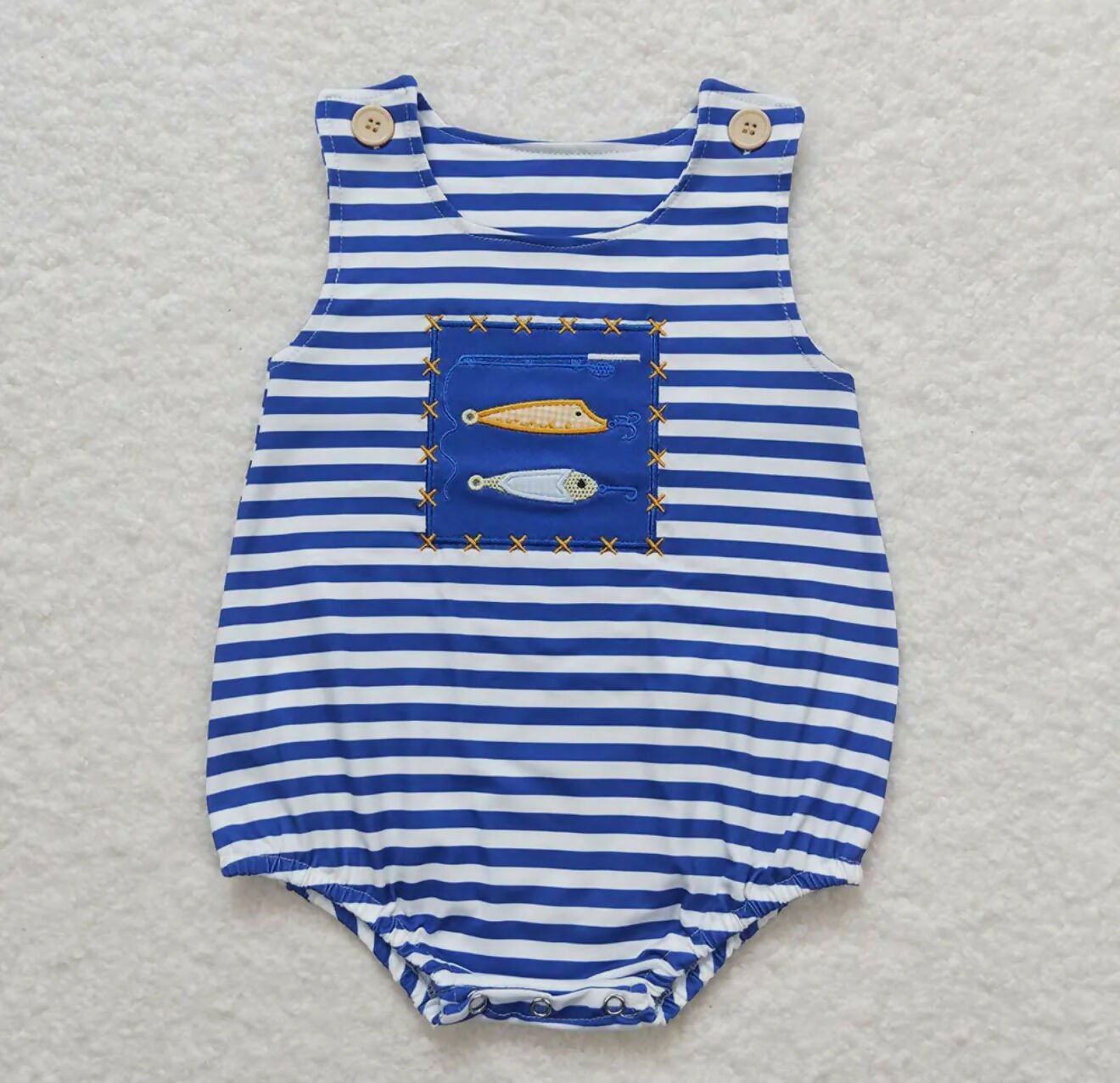 Fishing Hooks Romper - Deadwood South Boutique & Company LLC