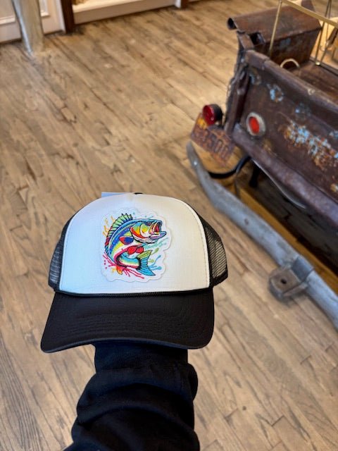 Flossy Fish Trucker Caps - Deadwood South Boutique & Company LLC