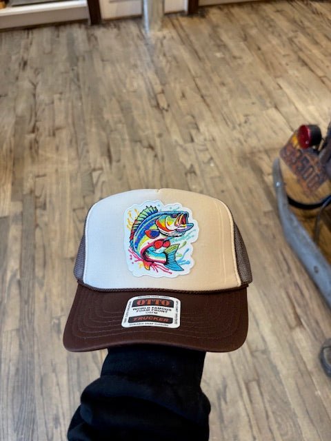 Flossy Fish Trucker Caps - Deadwood South Boutique & Company LLC